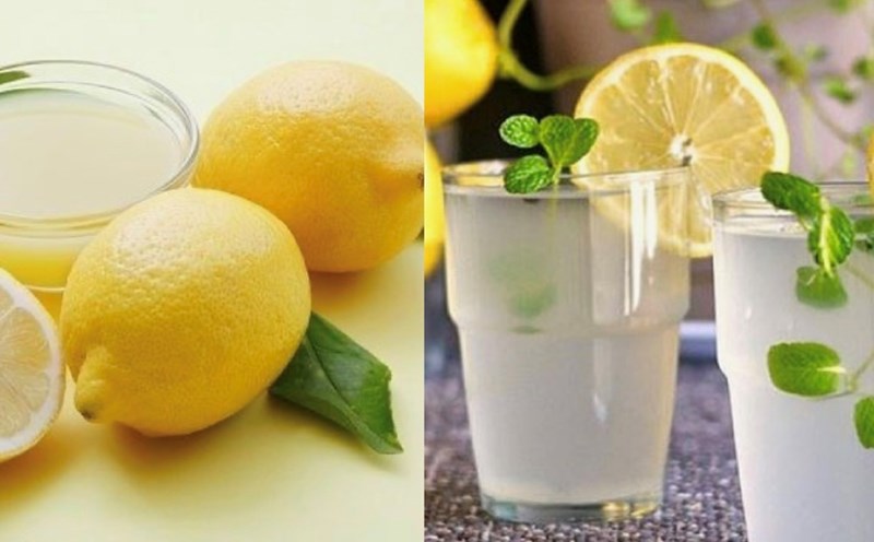 Drinking warm lemon water can be a natural way to reduce uric acid levels in the body. Graphics: Huong Giang