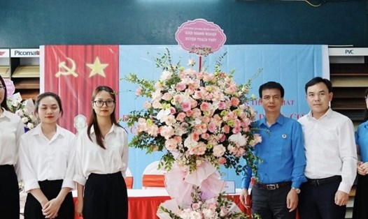 LĐLĐ huyện Thạch Thất tổ chức thành công Đại hội thành lập Công đoàn cơ sở Công ty Cổ phần nhựa Hải Đăng vào tháng 8.2024. Ảnh: CĐCS