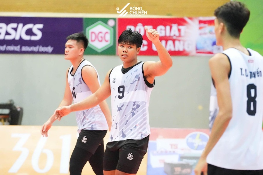 Border Guard meets Lavie Long An at the 2024 national volleyball tournament. Photo; Vietnam Volleyball