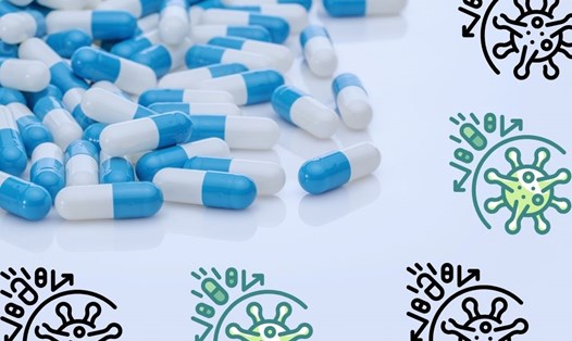 Kháng thuốc kháng sinh xảy ra khi vi khuẩn, virus, nấm và ký sinh trùng không còn đáp ứng với các thuốc kháng vi sinh vật. Đồ họa: Hương Giang
