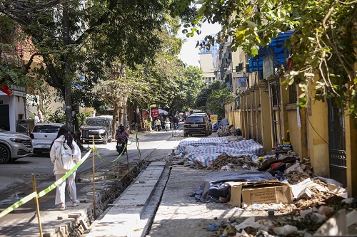 Over 150 sets of remains from Lane 167 Tay Son will be brought to Yen Ky cemetery. Photo: Ngo Cuong