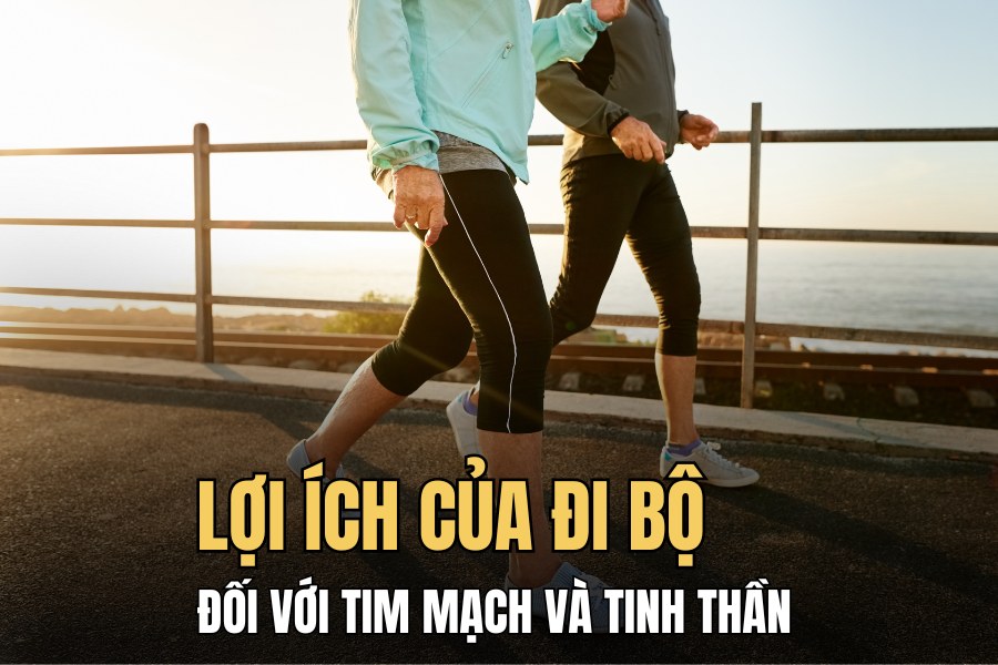 Walking every day brings many health benefits. Graphics: Hoai Lan