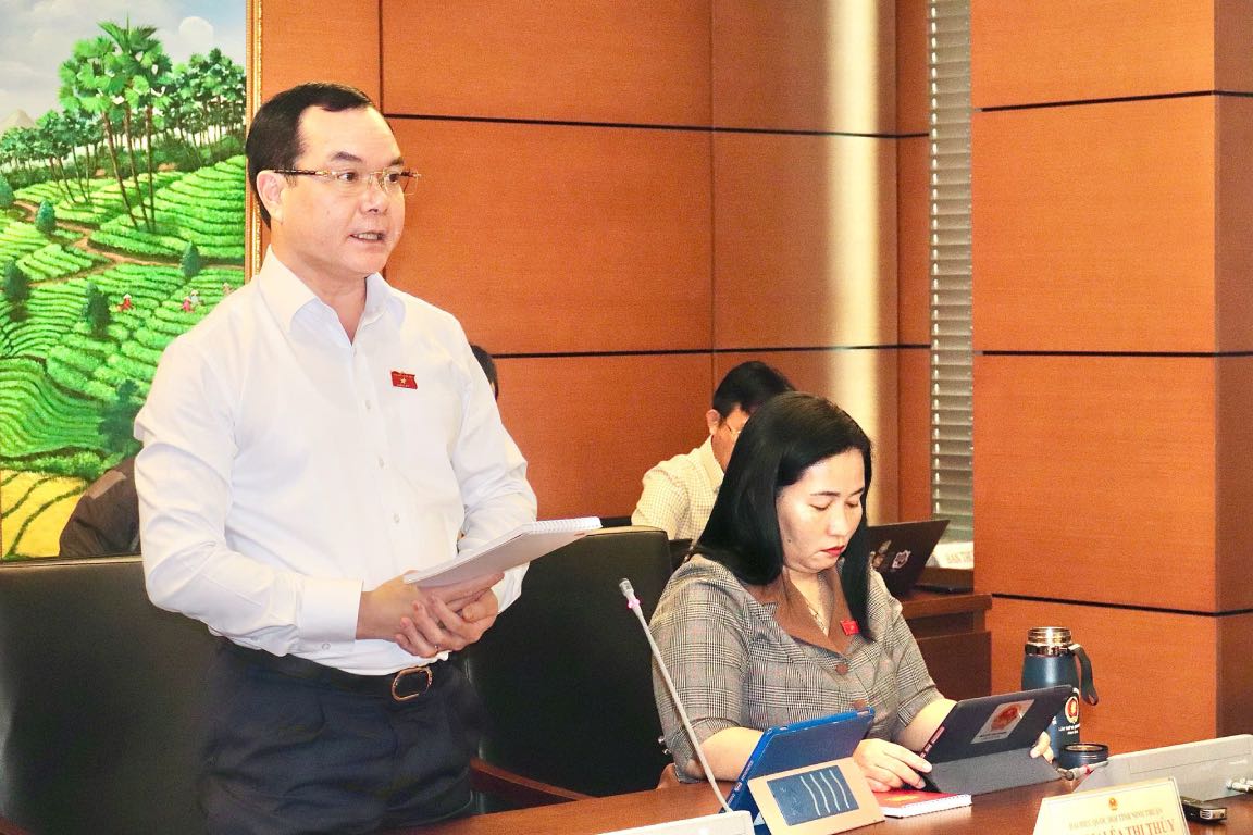 President of the Vietnam General Confederation of Labor Nguyen Dinh Khang suggested that it is necessary to study and have separate regulations on the authority of enterprises belonging to trade union organizations. Photo: Tran Thu