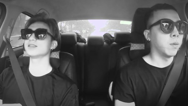 Soobin Hoang Son and Touliver. Photo: Cut from video