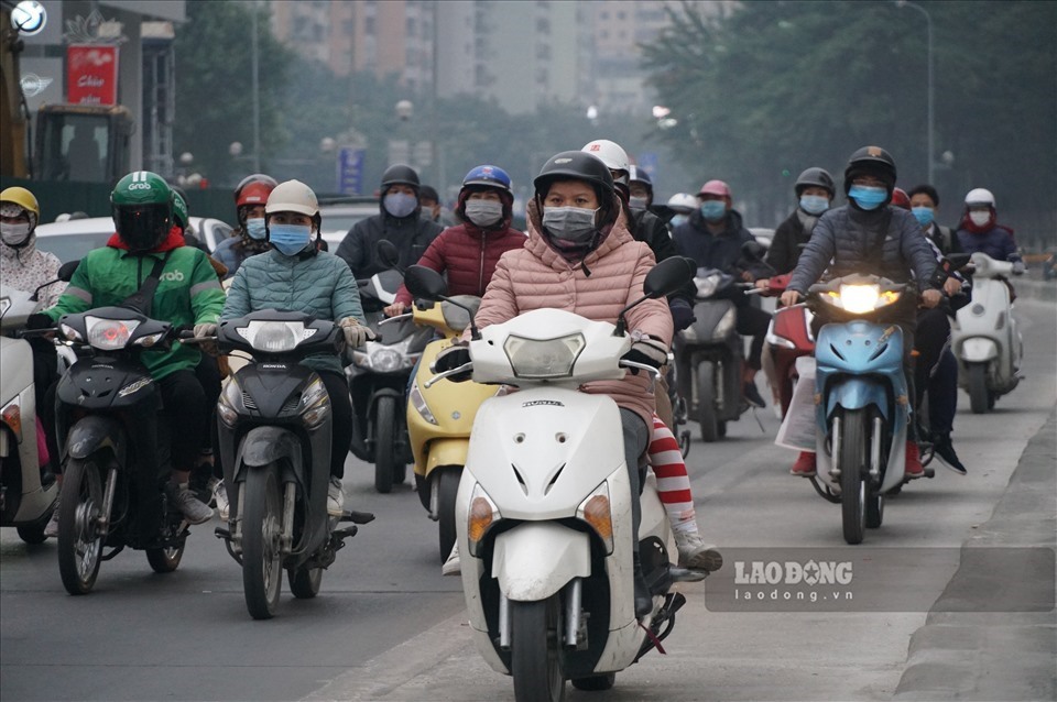 Khong khi lanh tran ve, thoi tiet Ha Noi chuyen ret. Anh: Quang Minh