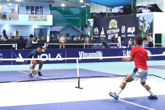 An international pickleball tournament was held in Ba Ria - Vung Tau. Photo: Thanh An