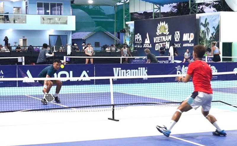 An international pickleball tournament was held in Ba Ria - Vung Tau. Photo: Thanh An