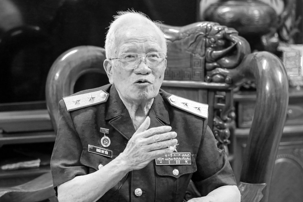 Lieutenant General, Hero of the People's Armed Forces Khuat Duy Tien - former Commander of the 3rd Corps, former Director of the Military Department, General Staff. Photo: Nguyen Lan