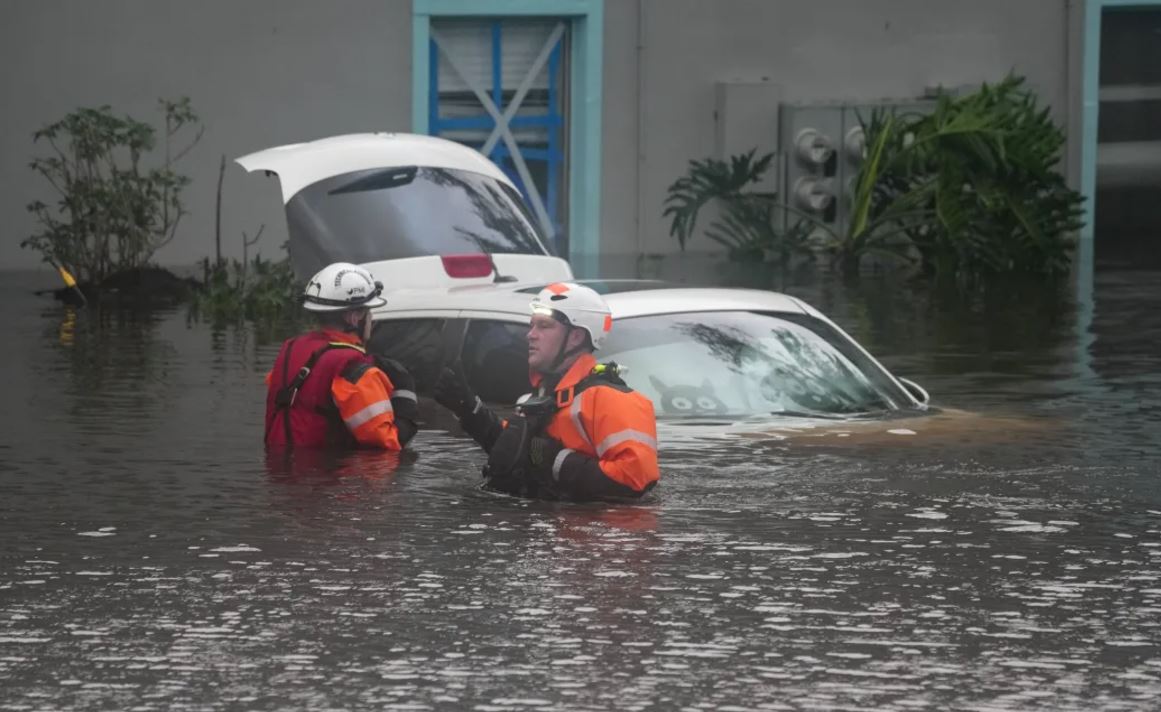 Hurricane Milton causes severe flooding in Florida, USA, October 11, 2024. Photo: AFP