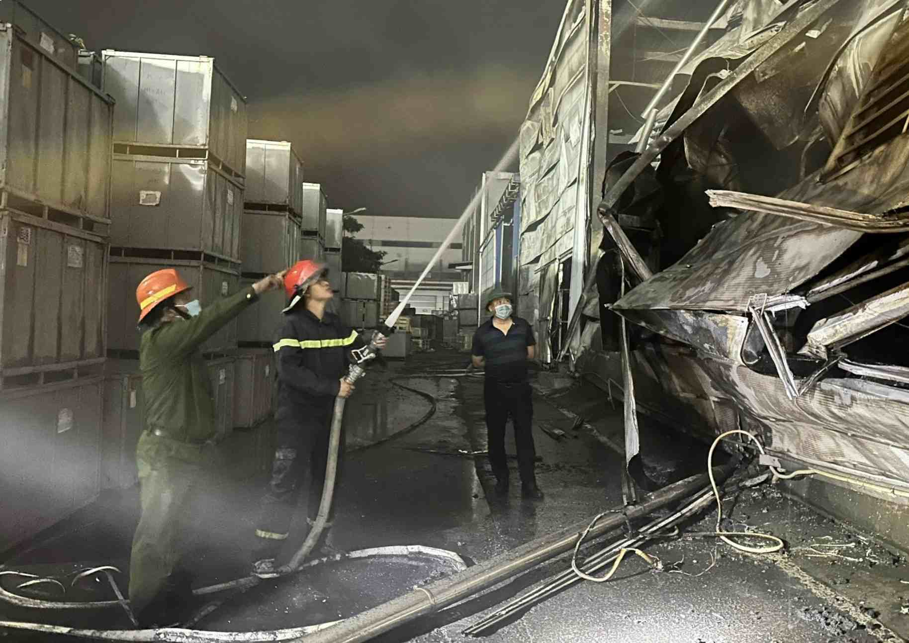 Fire scene. Photo: Hai Phong Police