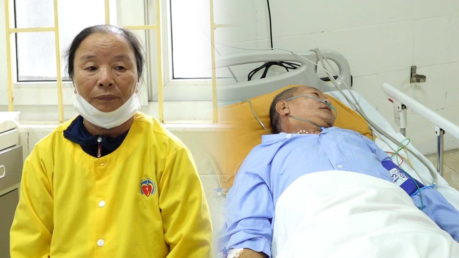 Emergency patient with myocardial infarction due to cold weather