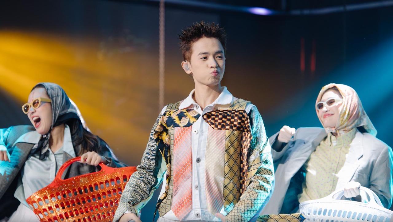 BigDaddy's students won against Karik's team in Rap Viet. Photo: Producer.