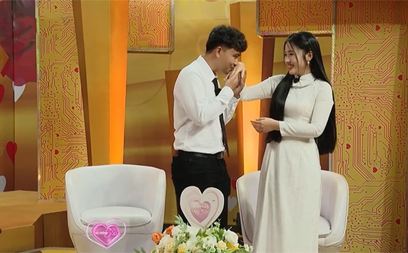 The couple at "Newlyweds". Photo: Producer.