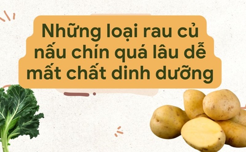 Some vegetables like kale, pumpkin... will lose a lot of nutrients when cooked. Photo collage: HUONG SON
