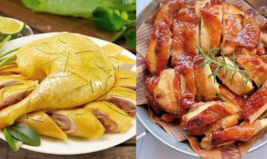 Cách ăn thịt gà ngon mà không gây tăng axit uric. Đồ hoạ: Hương Giang