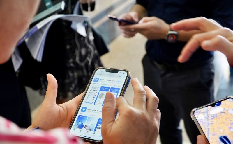 Meey Group's products received the attention of many guests. Photo: Meey Land