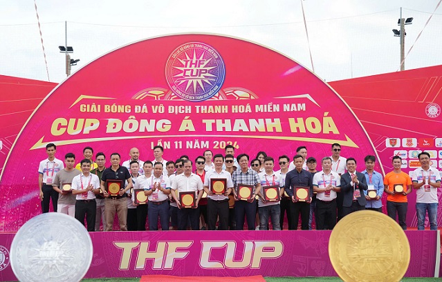 The Thanh Hoa Southern Football Championship, East Asia Cup, season 11, 2024 officially kicked off on the afternoon of November 24. Photo: Organizing Committee