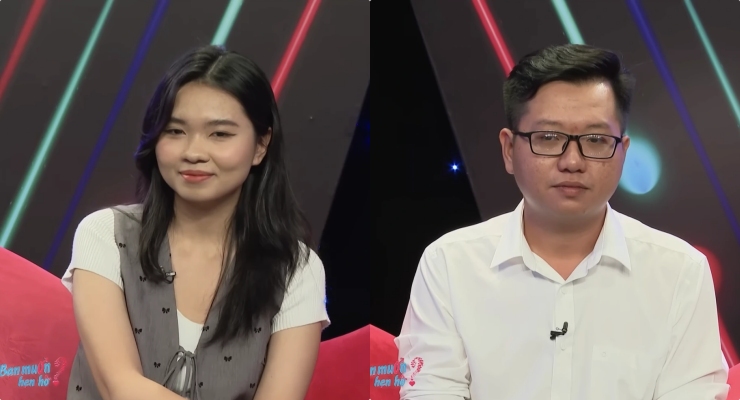 Couple at "You want to date". Photo: Producer.