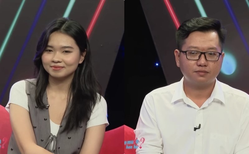 Couple at "You want to date". Photo: Producer.