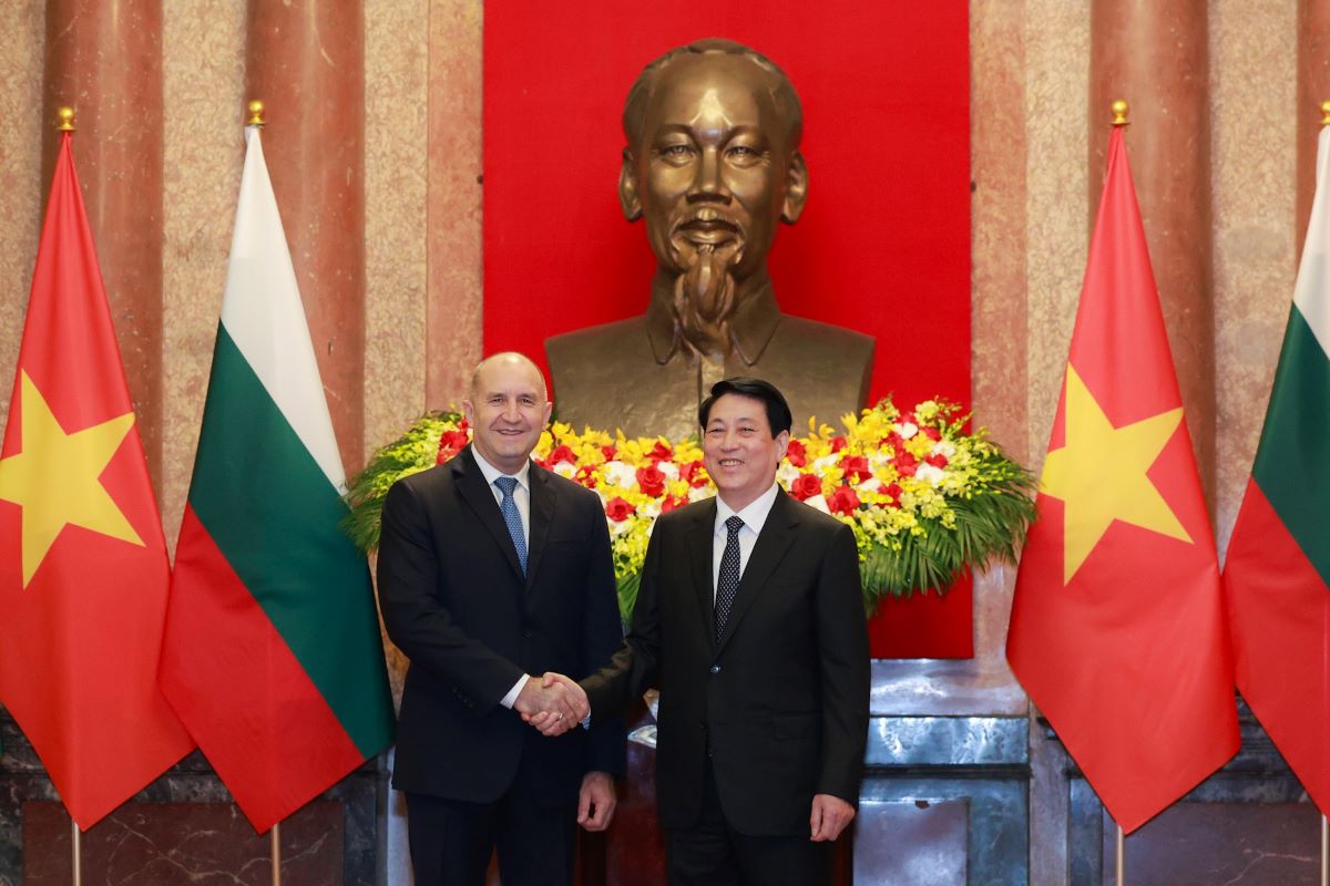 President Luong Cuong and Bulgarian President Rumen Radev. Photo: Hai Nguyen
