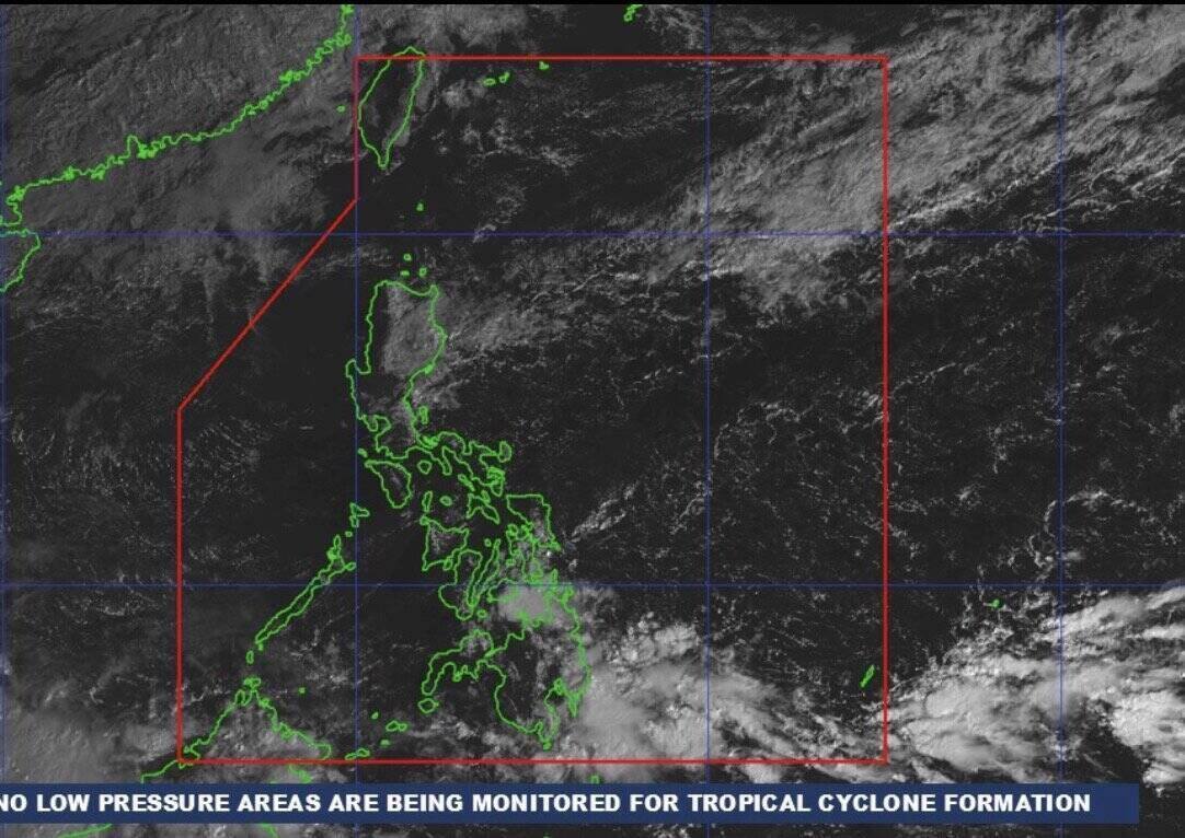 Du bao bao moi se khong hinh thanh gan Philippines trong nhung ngay cuoi thang 11. Anh: PAGASA