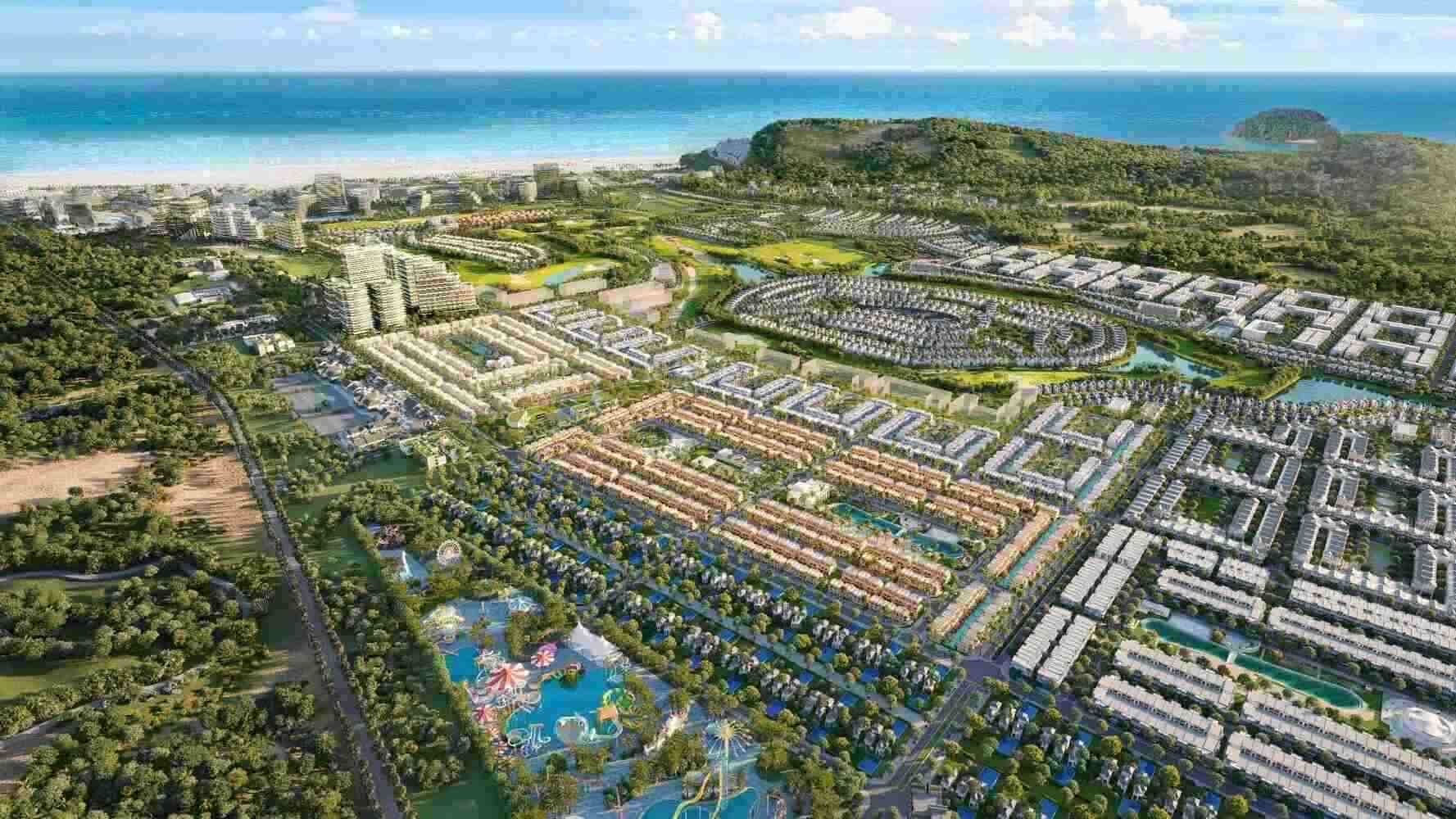 Phoi canh Song Town thuoc do thi trai tim CaraWorld. Anh: DN