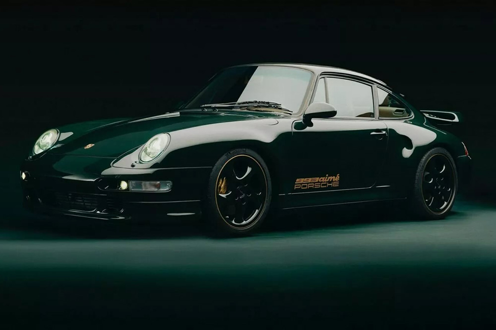 Porsche 993 Turbo supercar in collaboration with fashion brand Aime Leon Dore. Photo: Porsche