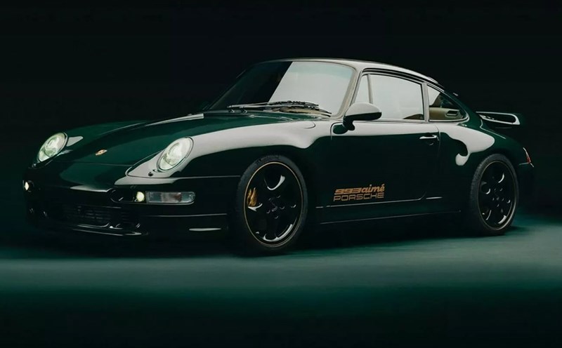 Porsche 993 Turbo supercar in collaboration with fashion brand Aime Leon Dore. Photo: Porsche