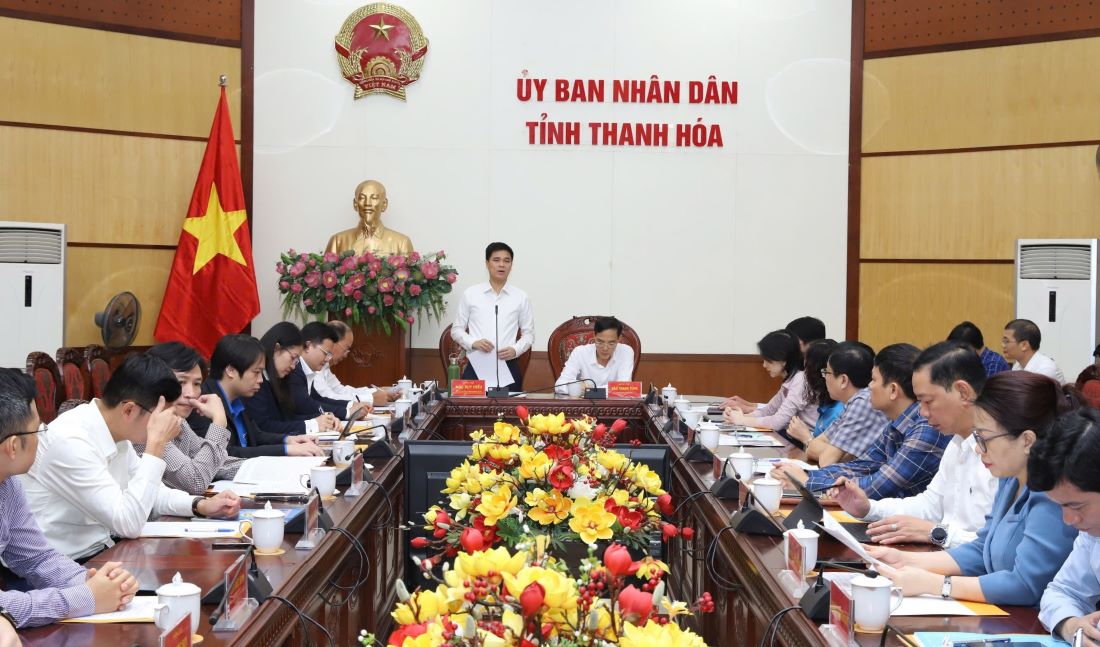 Mr. Ngo Duy Hieu - Vice President of Vietnam General Confederation of Labor, Member of the National Committee on Vietnamese Youth - spoke at the meeting. Photo: X.H