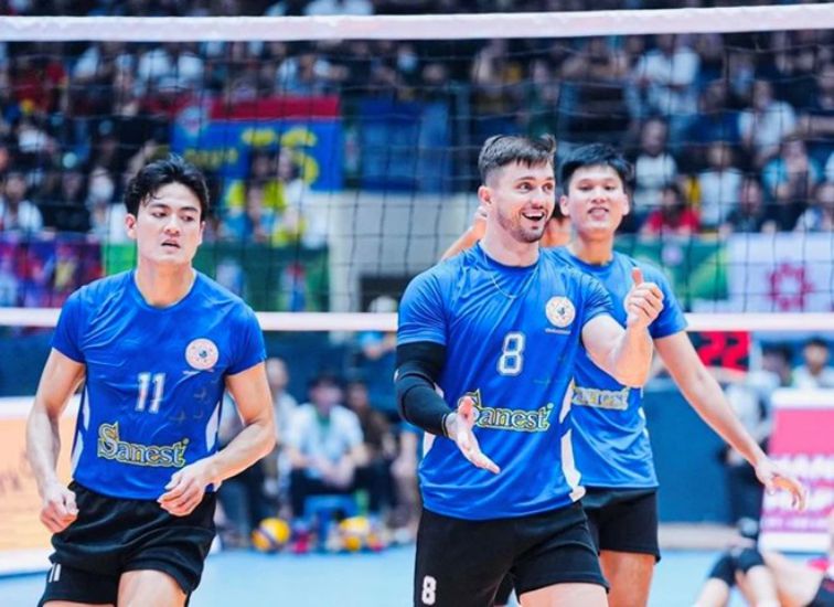 Sanest Khanh Hoa men's volleyball team is the current National Champion. Photo: VFV