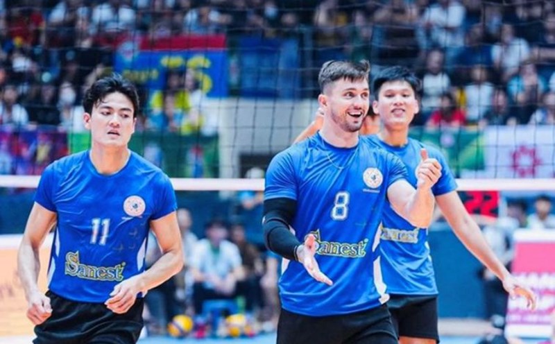 Sanest Khanh Hoa men's volleyball team is the current National Champion. Photo: VFV