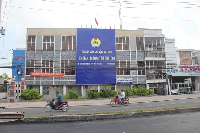 Headquarters of the Vinh Long Provincial Federation of Labor. Photo: Long Ho
