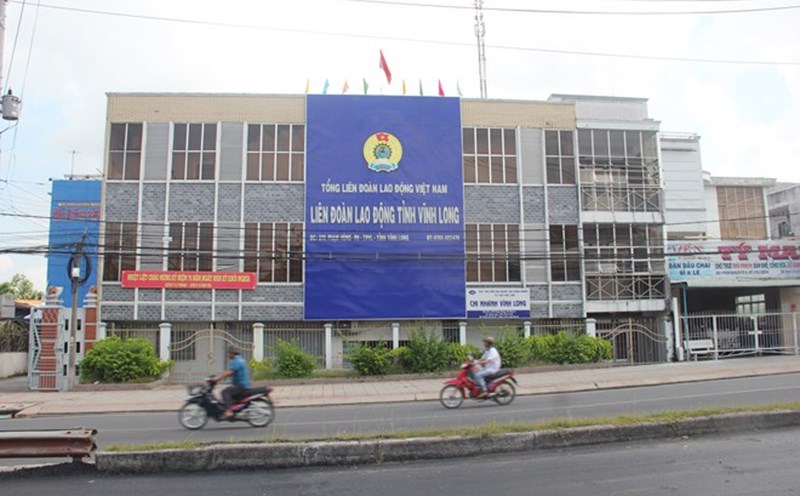 Headquarters of the Vinh Long Provincial Federation of Labor. Photo: Long Ho