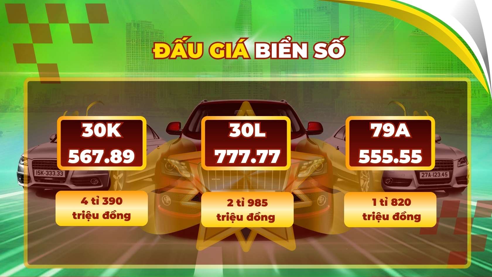 Check out the super license plates worth billions on November 25