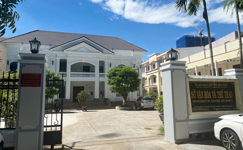 Headquarters of the Department of Culture and Sports of Binh Dinh province. Photo: Hoai Luan