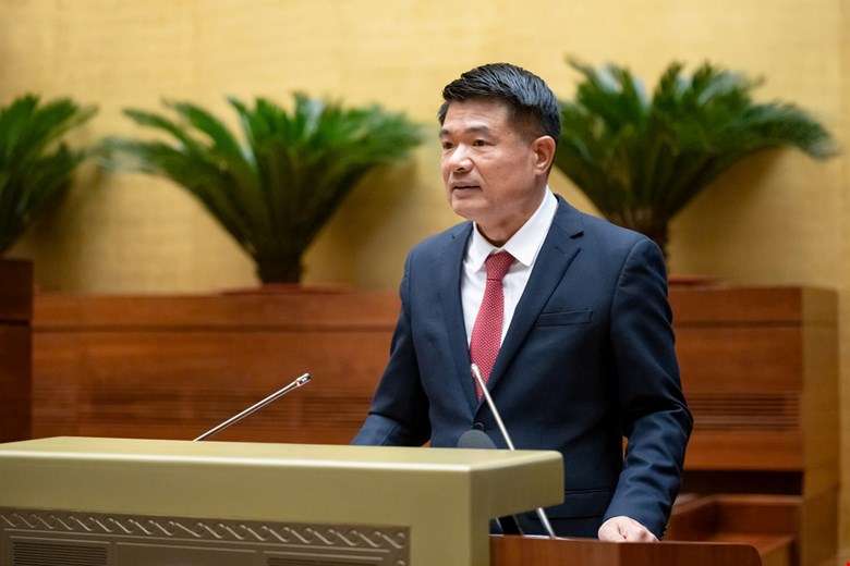 Chief Justice of the Supreme People's Procuracy Nguyen Huy Tien said that in 2024, the number of defendants prosecuted for the correct crime will reach 99.9% (exceeding 4.9%). Photo: National Assembly