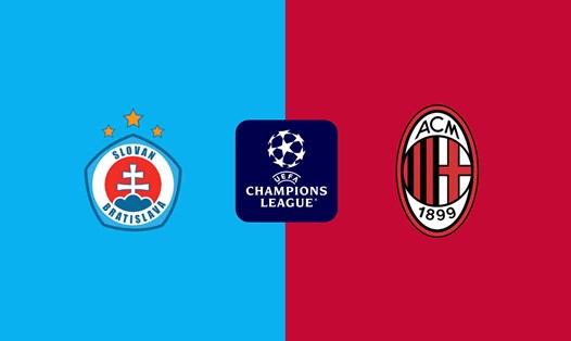 Slovan Bratislava đụng độ AC Milan tại Champions League. Ảnh: DAZN