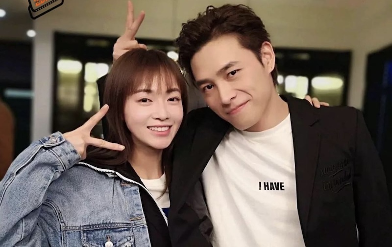 Wu Jinyan and Hong Yao announced their marriage last September. Photo: Weibo