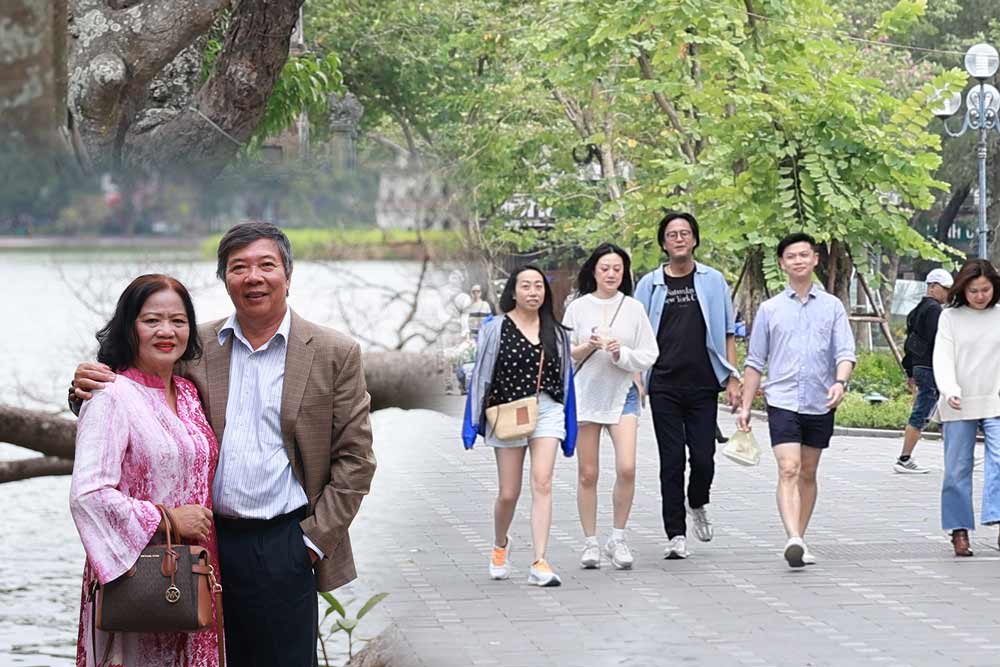 Hanoi welcomes the first cold season, people enjoy going out on the streets