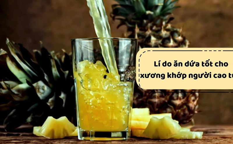 The reason eating pineapple is good for the elderly's bones and joints.