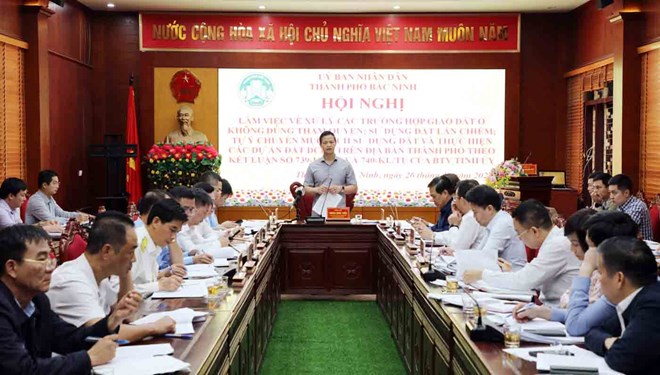 Bắc Ninh đốc thúc xử lý hơn 45.000 thửa đất ở vi phạm