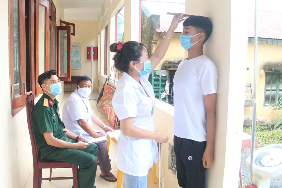 Salary regime citizens receive when undergoing military service health examination