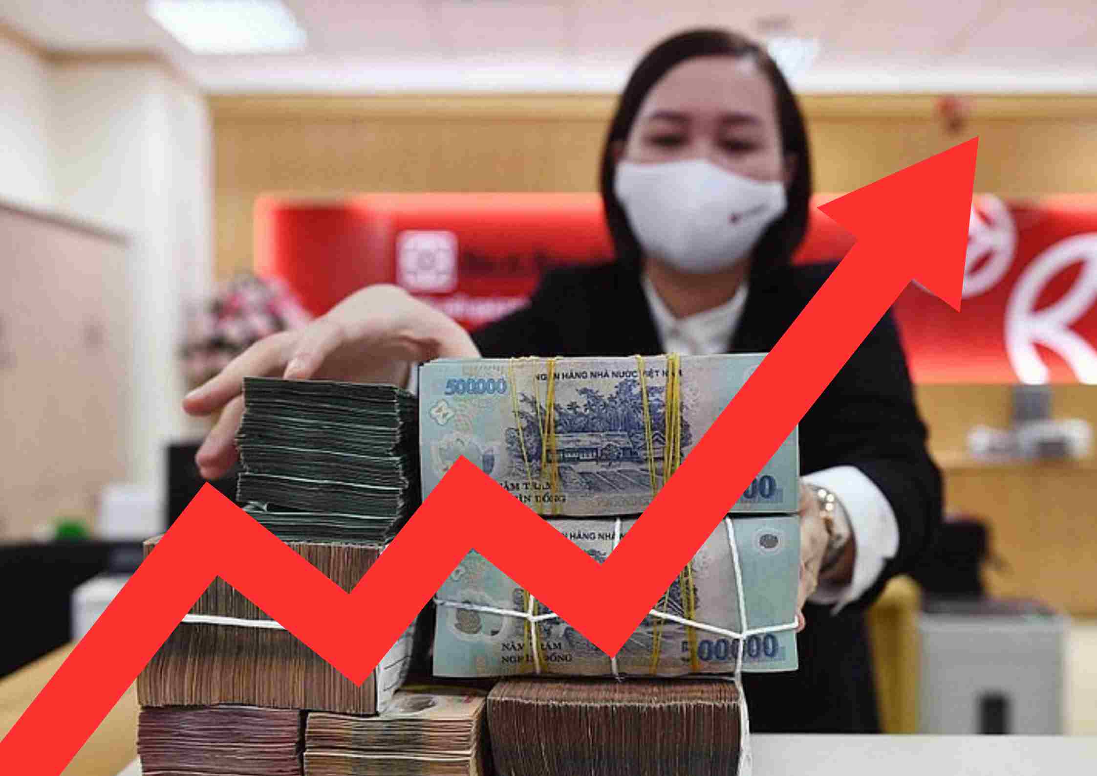 Some banks currently list interest rates from 8-9.5%/year. Photo: Khuong Duy.