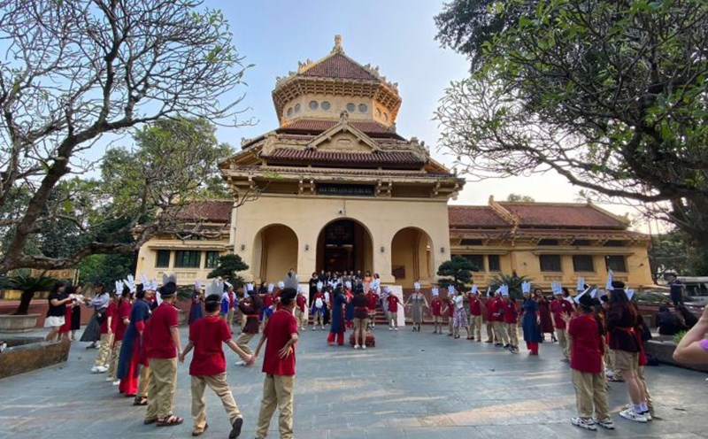 An experiential activity at the museum.
Photo: National Museum of History