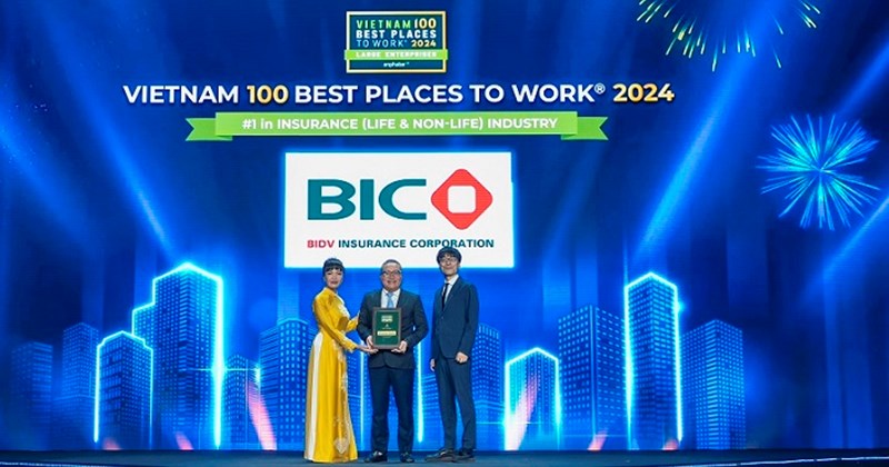 Bic Insurance BIC honored as Top 1 best place to work in insurance industry