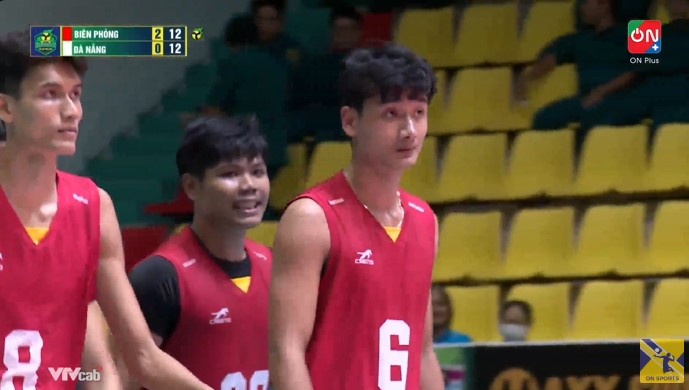 Border Guard will finish the group stage of the 2024 National Volleyball Championship in 2nd place. Photo: Cut from video