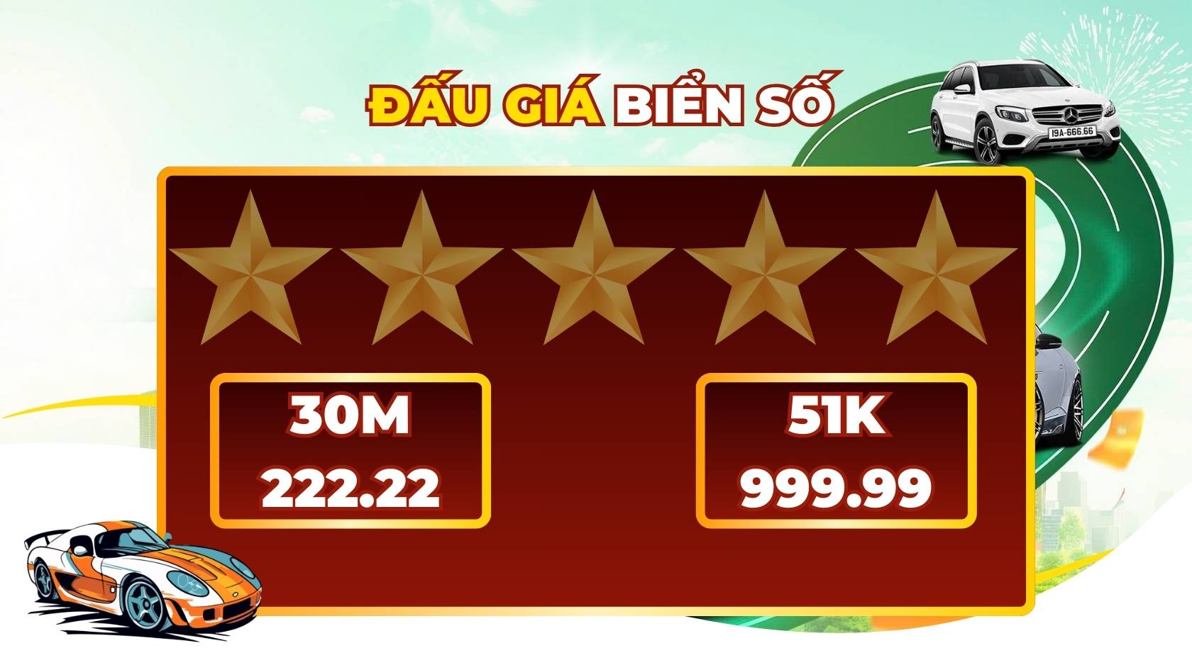 A series of super billion-dollar license plates will be available in the auction on November 27