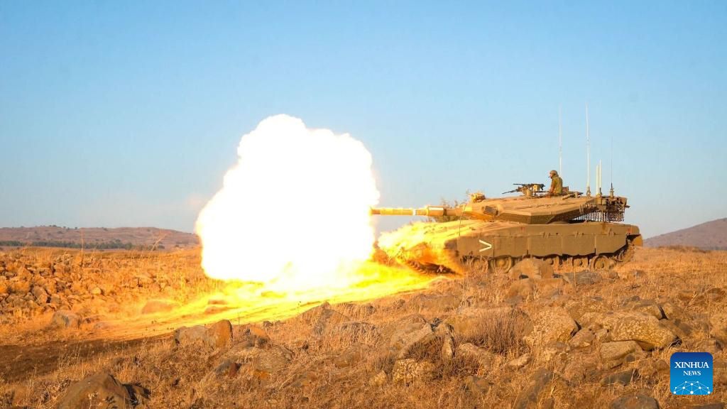 Israeli troops at the border with Lebanon on September 30, 2024. Photo: Xinhua