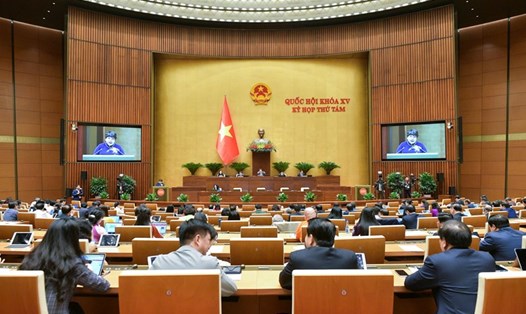 Quốc hội thông qua Luật Công đoàn (sửa đổi). Ảnh: Quốc hội