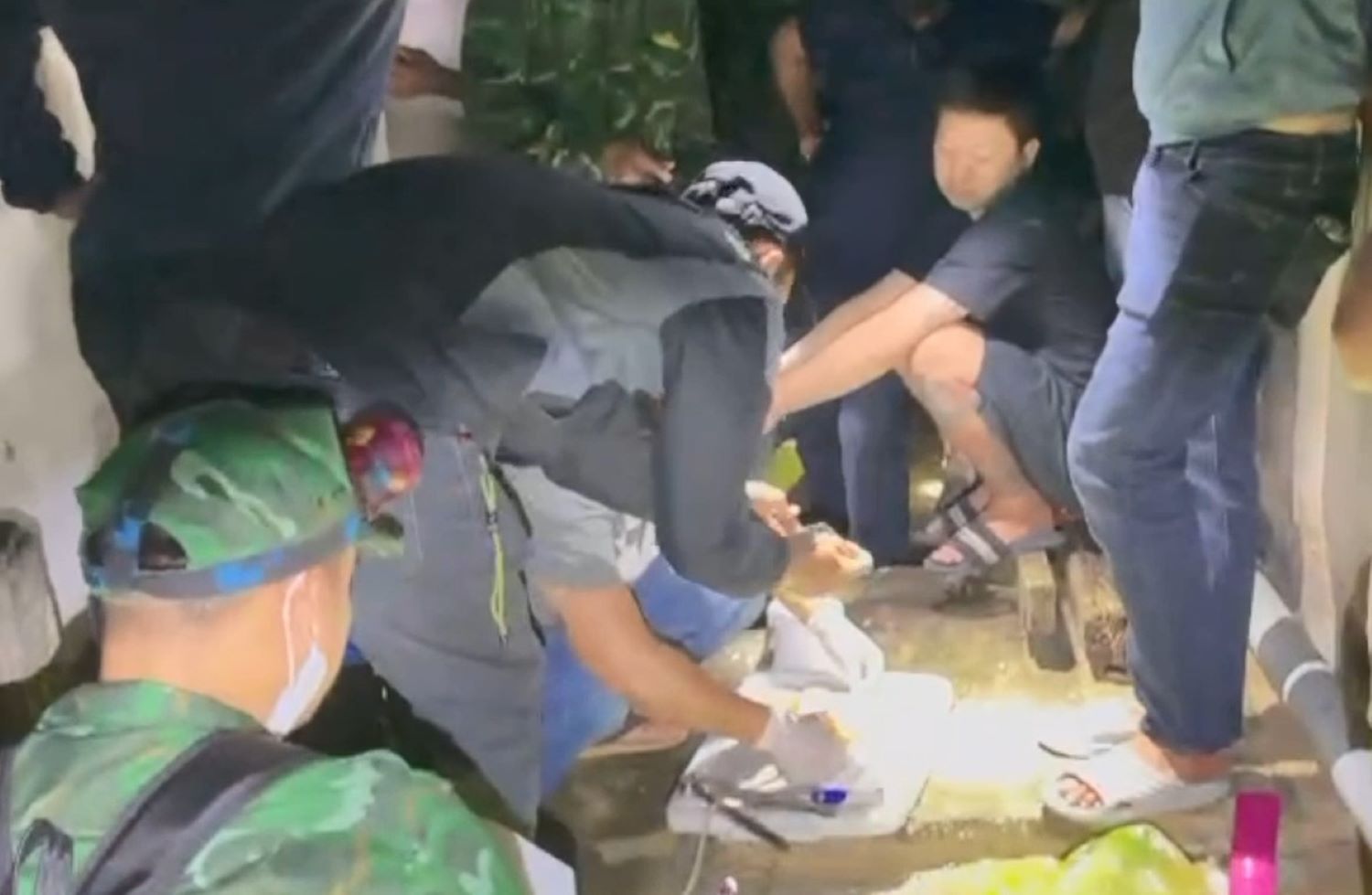 Drug criminals arrested by Quang Tri Border Guard and Quang Tri Police. Photo: Quang Tri Border Guard.